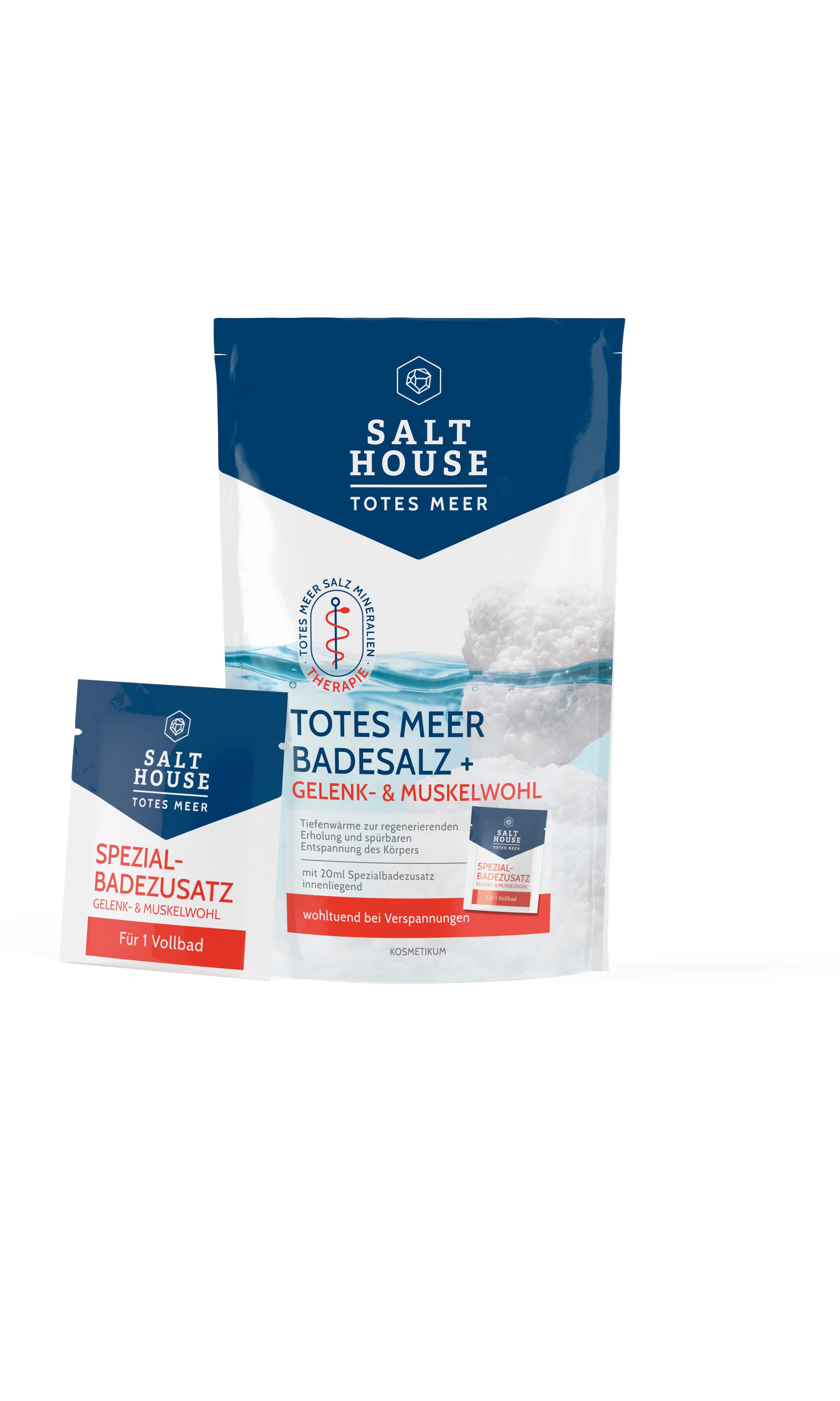SALTHOUSE Totes Meer Therapie Badesalz Gelenk&Muskelwohl