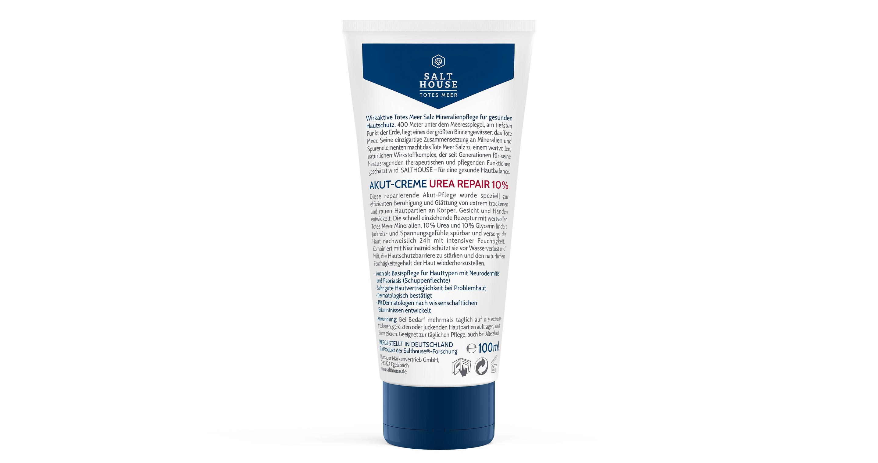 Produktbild SALTHOUSE Totes Meer Therapie Akut-Creme Urea Repair 10% 2 von 7