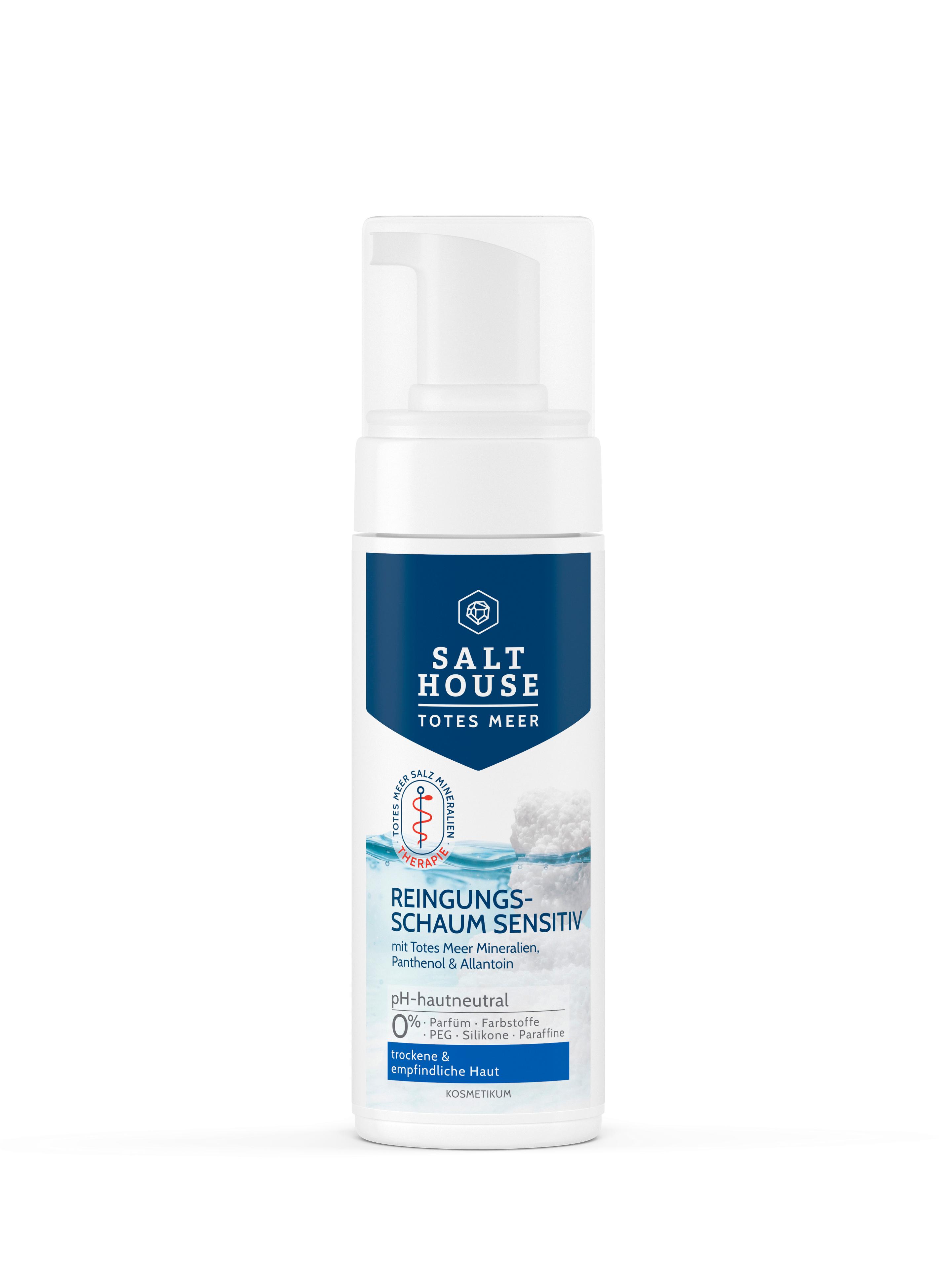 SALTHOUSE Totes Meer Therapie Reinigungsschaum Sensitiv