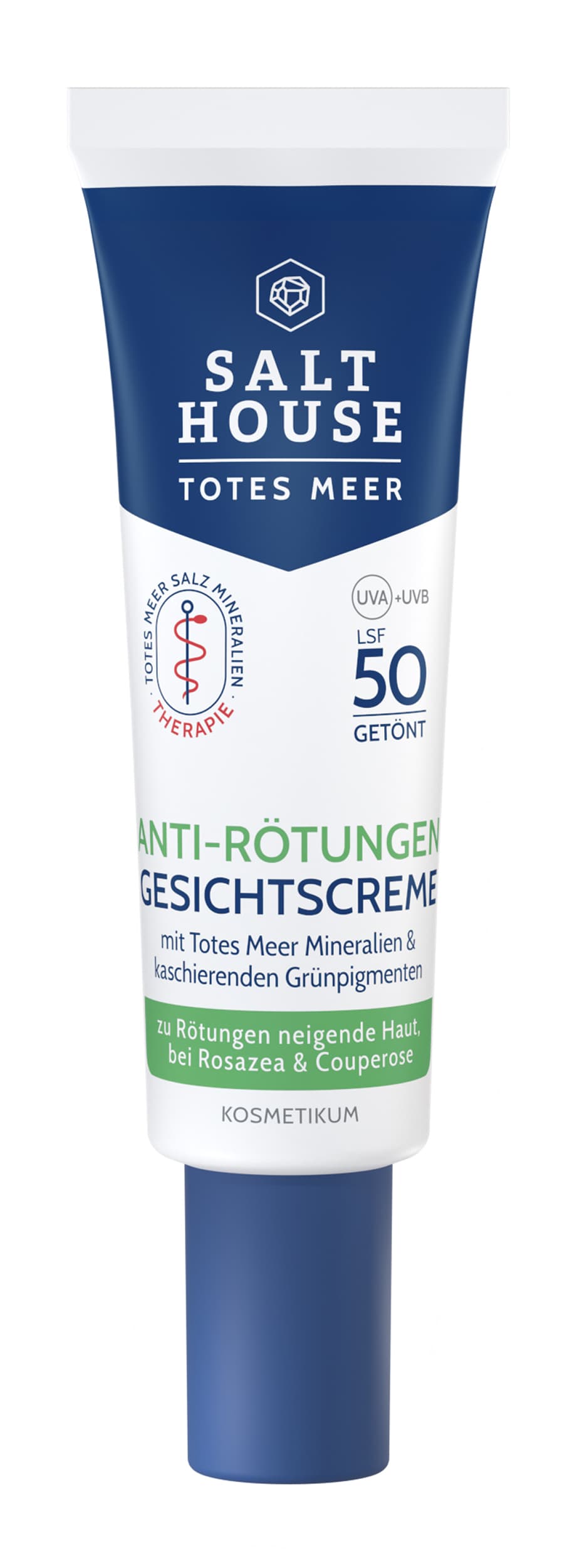 SALTHOUSE Totes Meer Therapie Getönte Gesichtscreme Anti-Rötungen LSF50