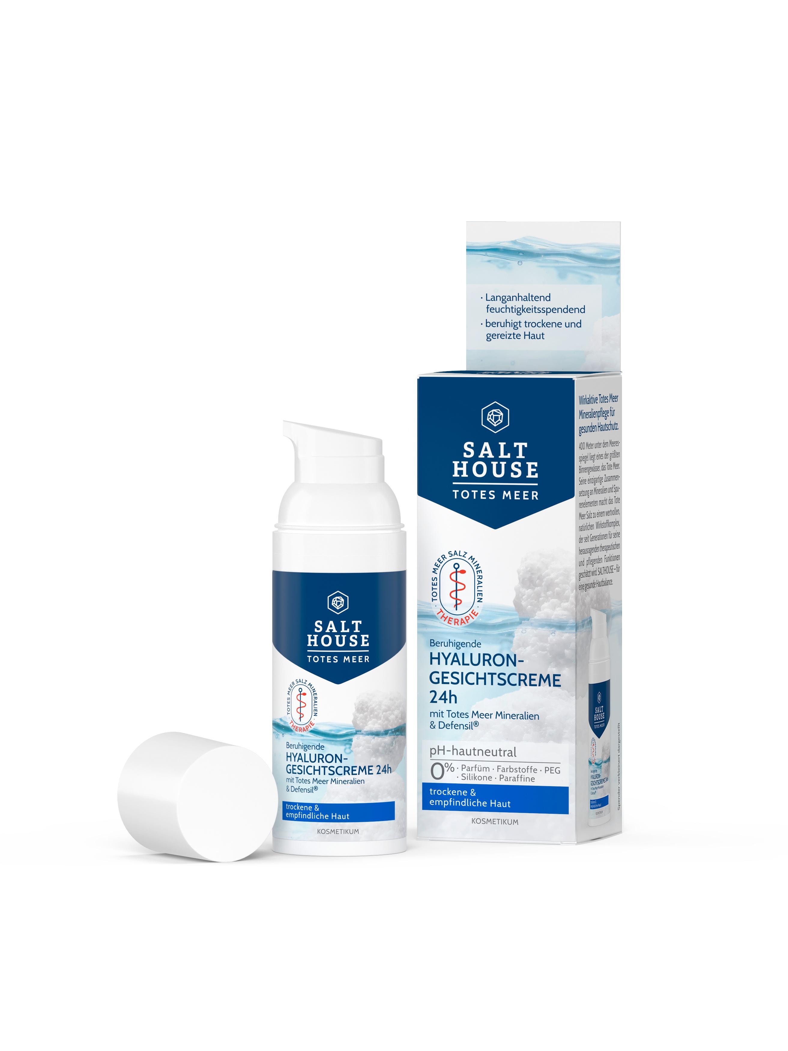 Produktbild SALTHOUSE Totes Meer Therapie Hyaluron-Gesichtscreme 24h 2 von 6
