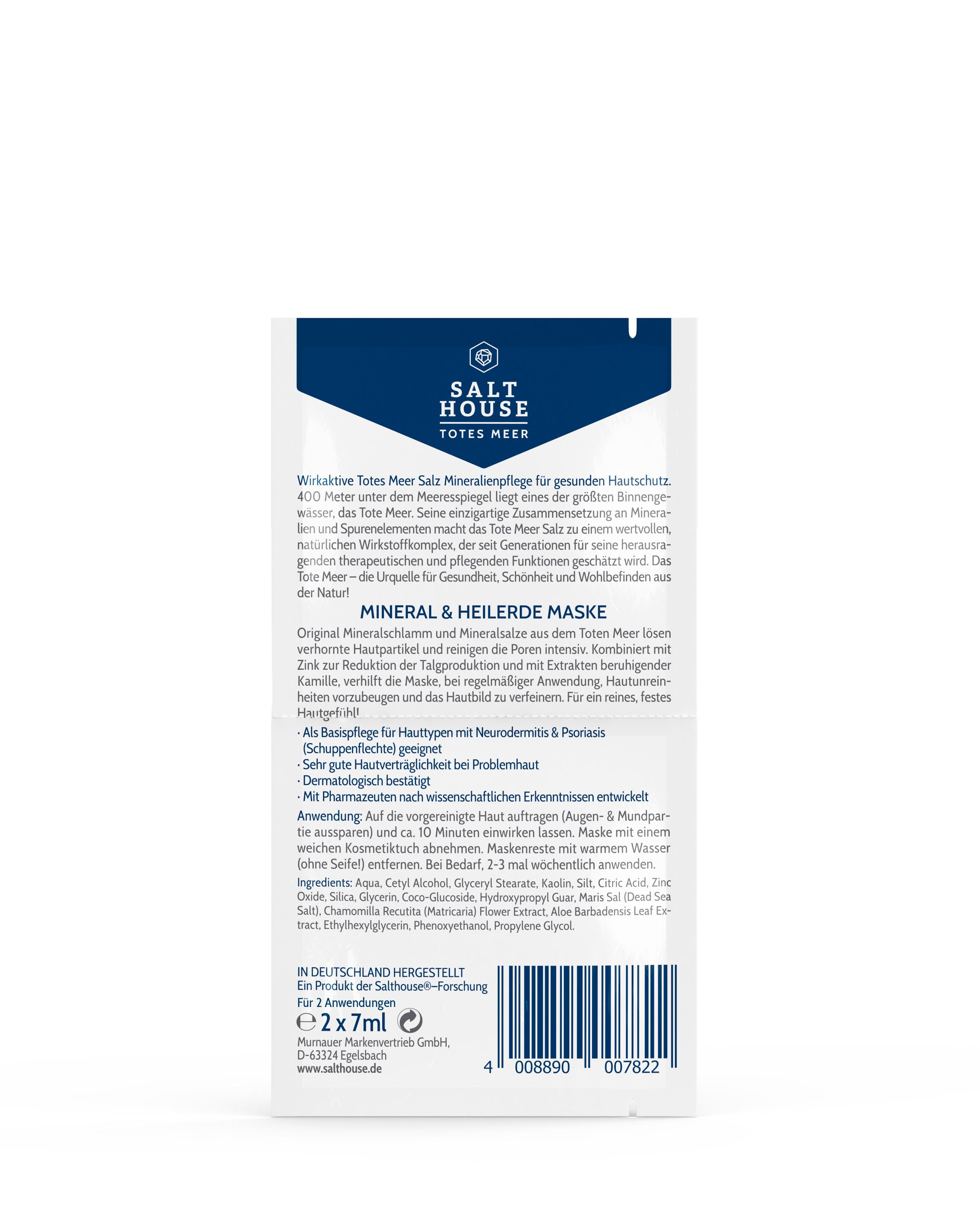 Produktbild SALTHOUSE Totes Meer Therapie Mineral&Heilerde Maske 2 von 2