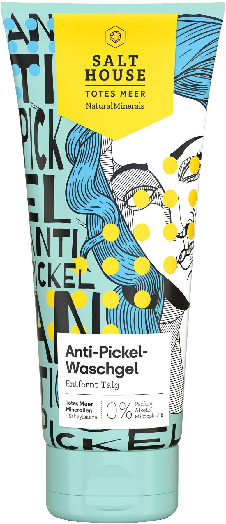 SALTHOUSE Totes Meer Natural Minerals Waschgel Anti Pickel