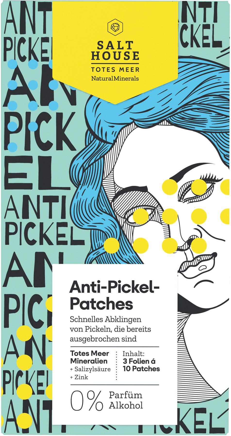 SALTHOUSE Totes Meer Natural Minerals Patches Anti Pickel