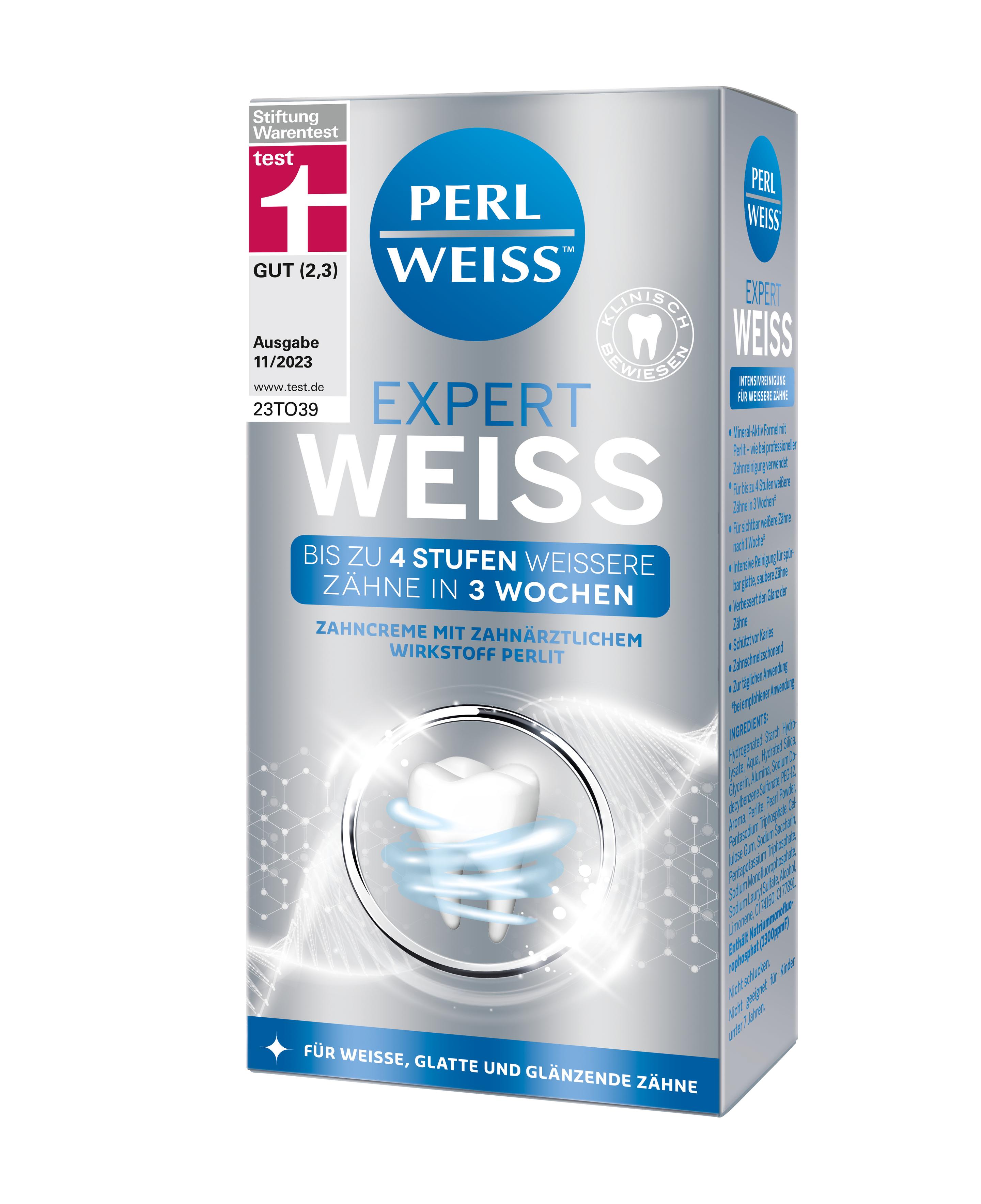 PERLWEISS™ Expert Weiss Zahnweiss Zahncreme