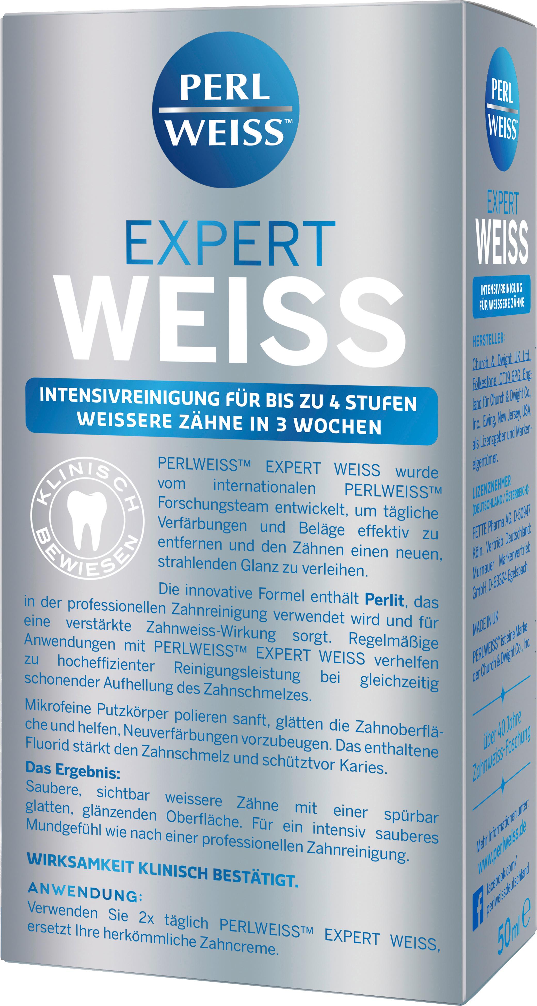 Produktbild PERLWEISS™ Expert Weiss Zahnweiss Zahncreme 2 von 2
