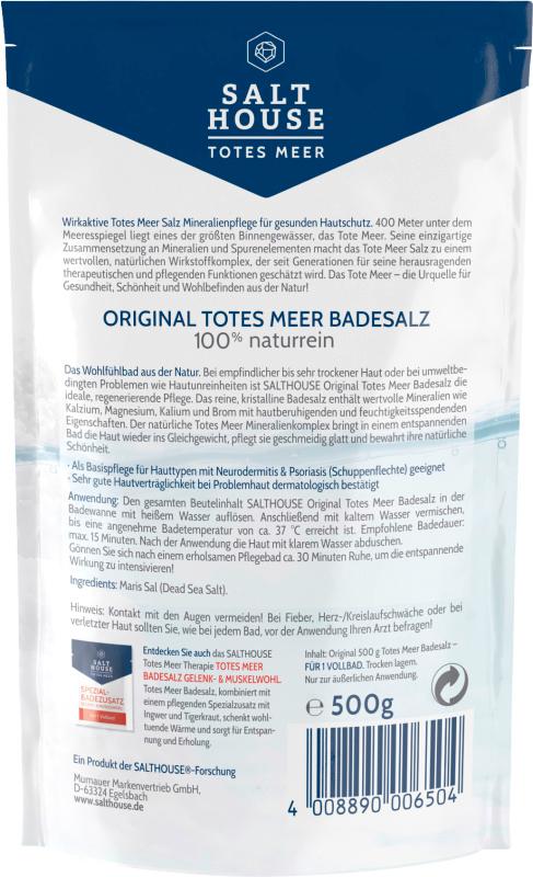 Produktbild SALTHOUSE Totes Meer Therapie Badesalz 3 von 9