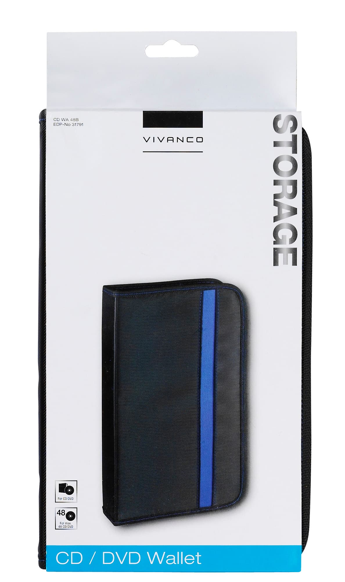 Produktbild VIVNACO CD WA 48B CD/DVD Wallet 2 von 2