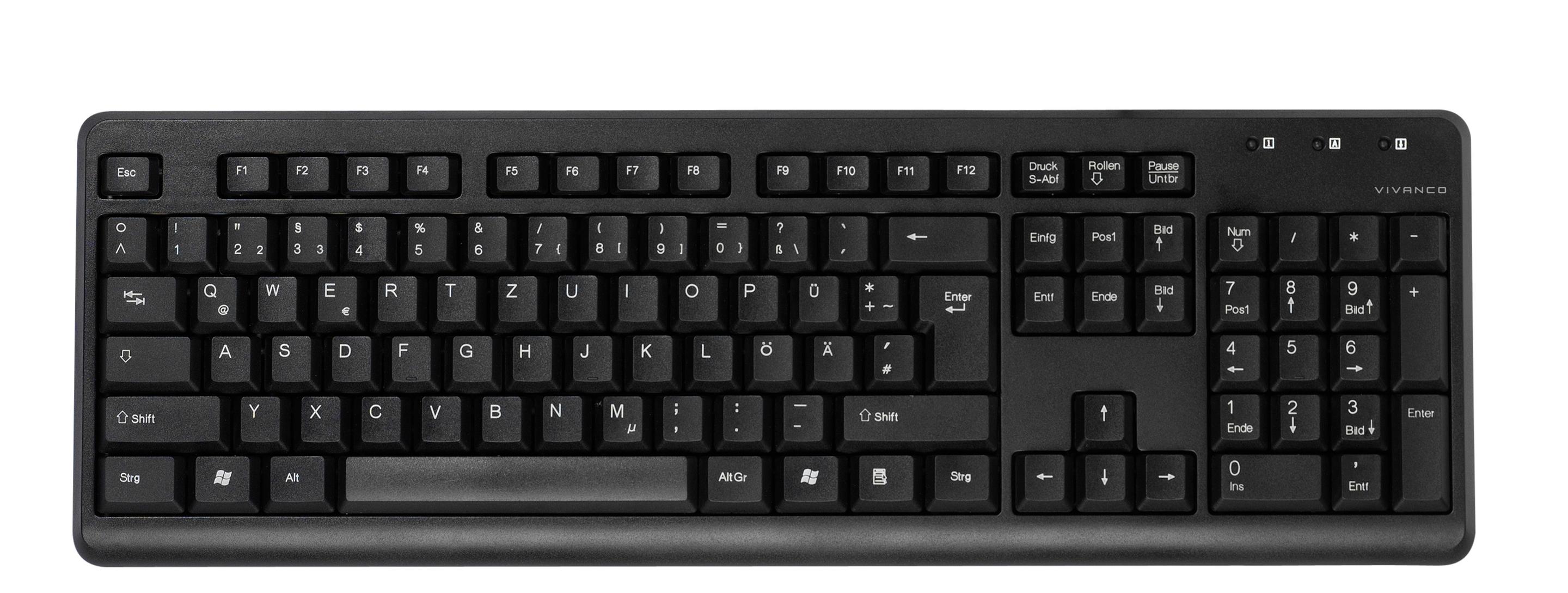 Vivanco 36641 USB Tastatur