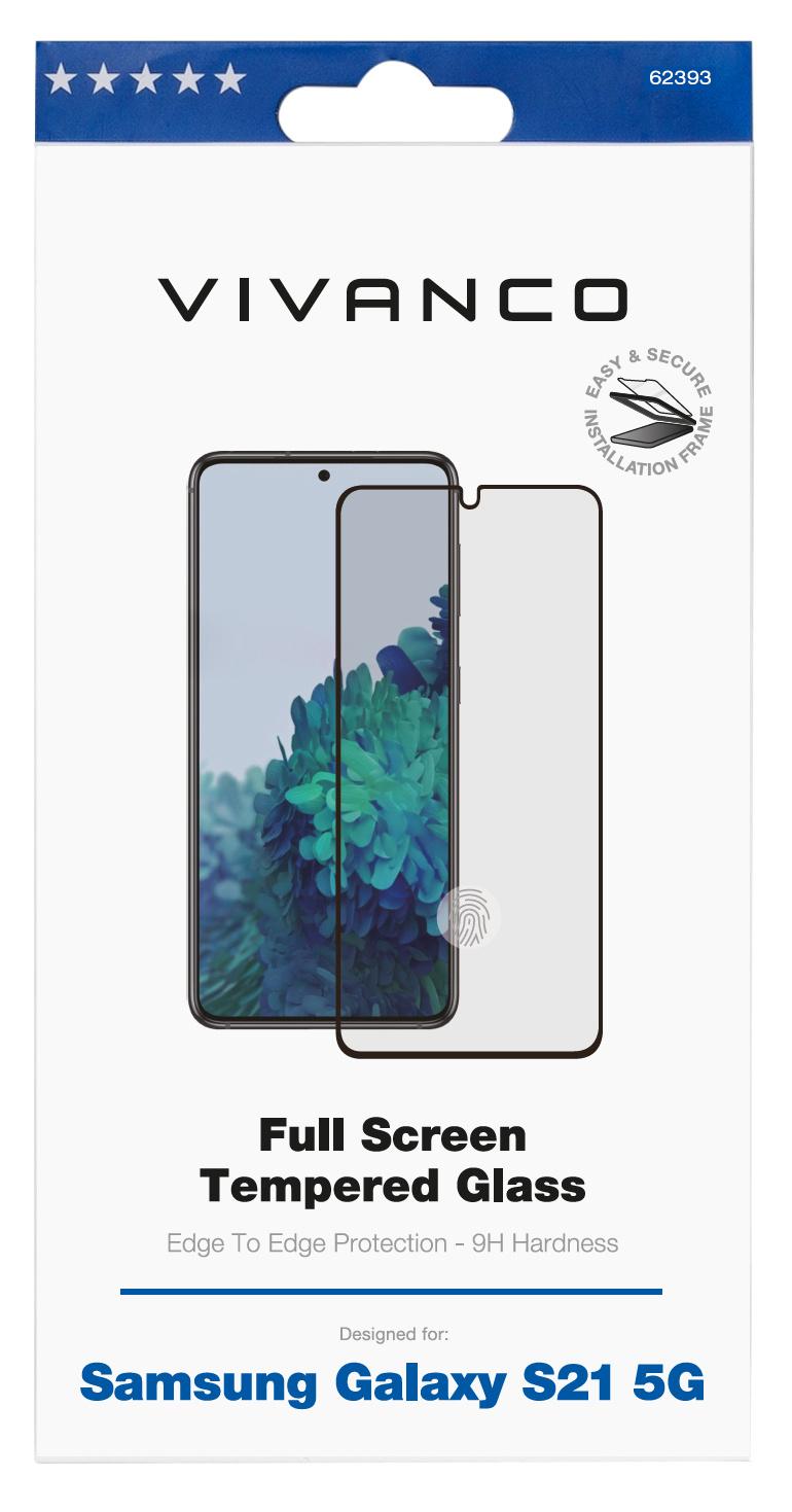 Vivanco Full Screen Displayschutzglas für Samsung Galaxy S21 5G