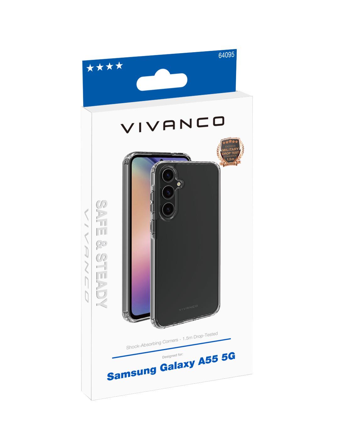Produktbild Safe and Steady, Anti Shock Cover für Galaxy A55 5G, 1.5m Drop-Protection 2 von 4