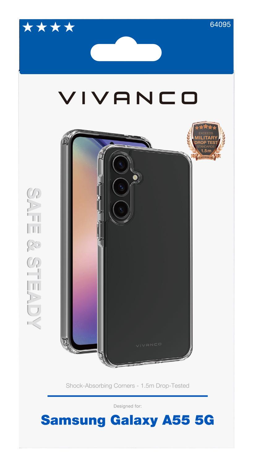 Produktbild Safe and Steady, Anti Shock Cover für Galaxy A55 5G, 1.5m Drop-Protection 3 von 4