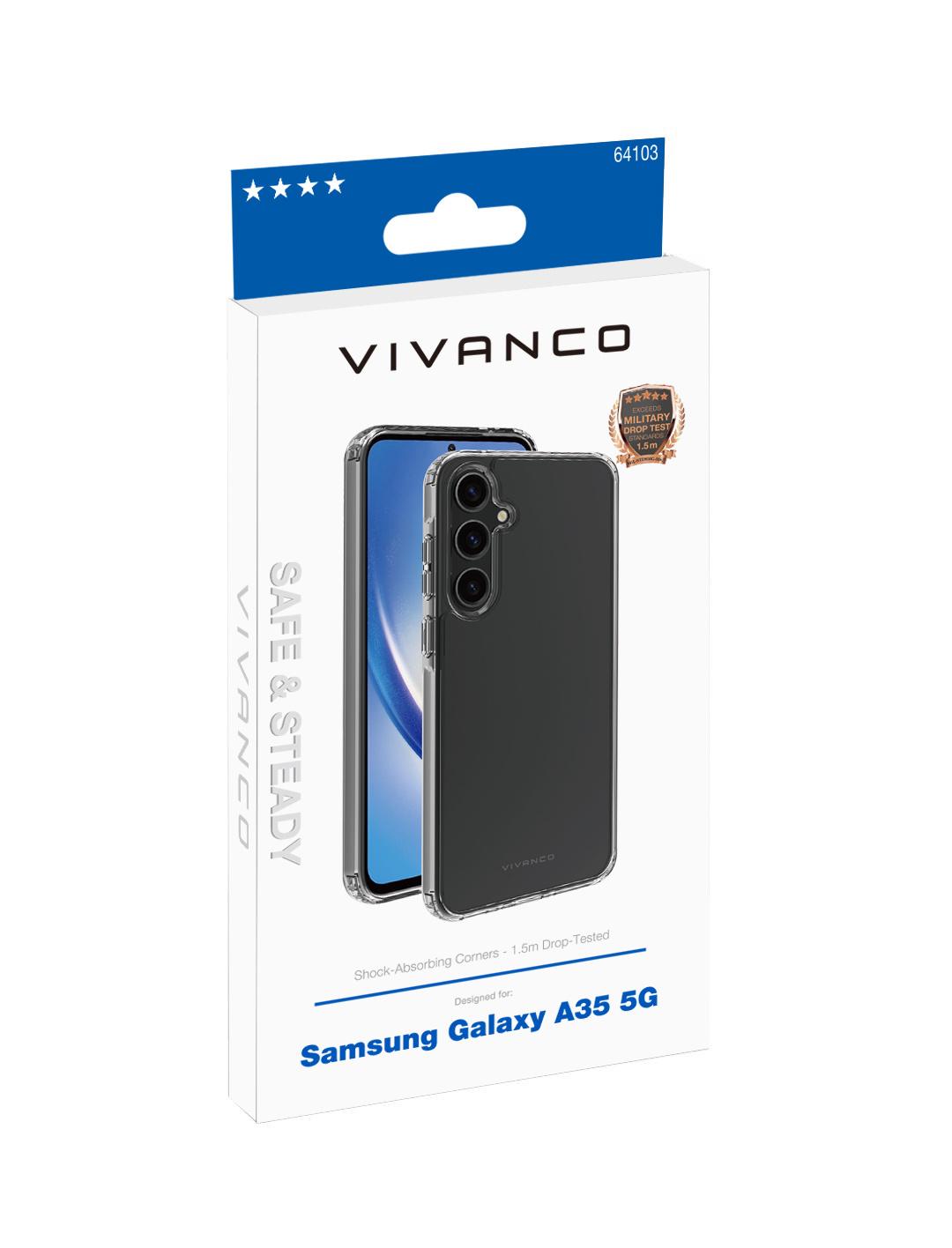 Produktbild Safe and Steady, Anti Shock Cover für Galaxy A35 5G, 1.5m Drop-Protection 2 von 4