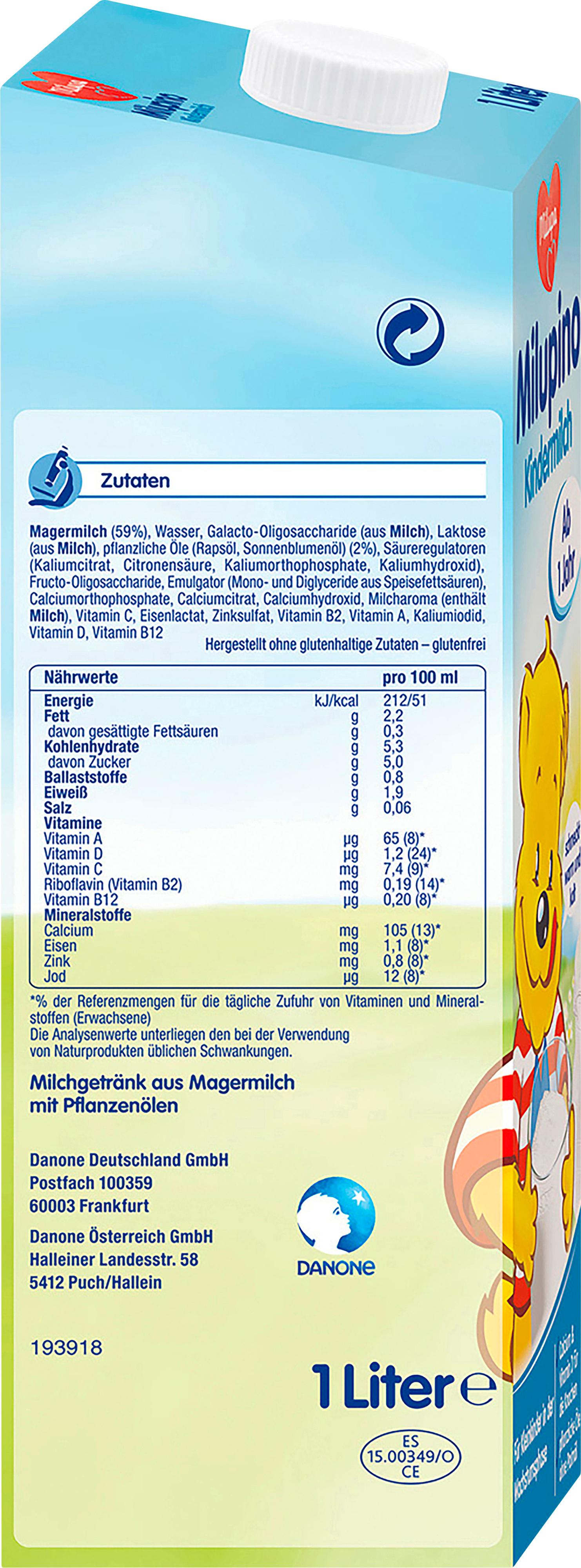 Produktbild Milupa Milupino Kindermilch 10 von 10