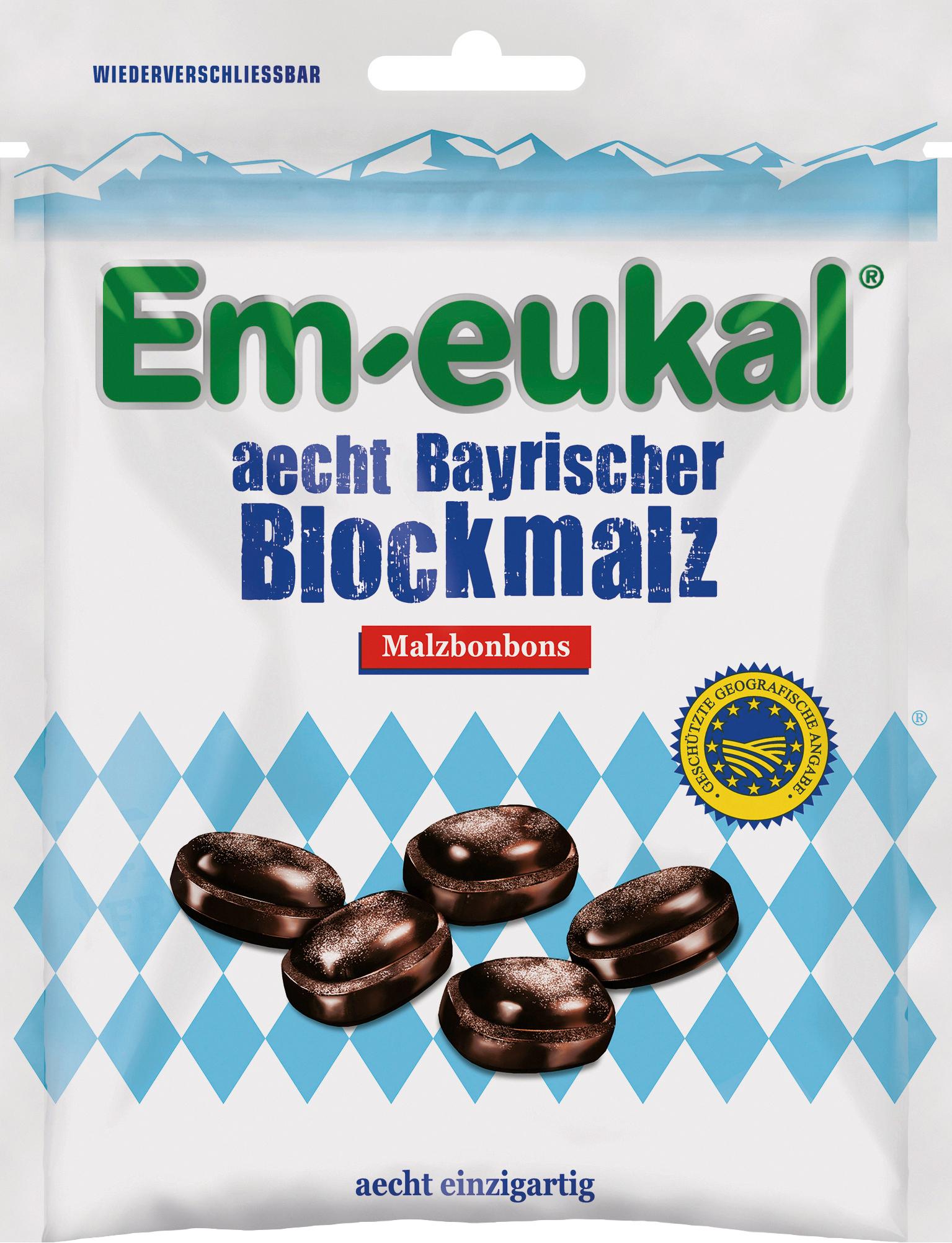 Em-eukal aecht Bayrischer Blockmalz Malzbonbons