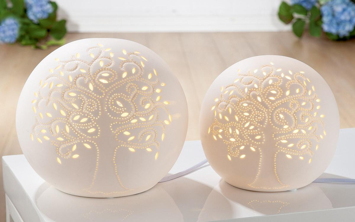 Produktbild GILDE Lampe Kugel Lebensbaum Ø16cm 2 von 2
