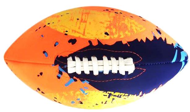 Best - Neopren American Football - Orange/Dunkelblau