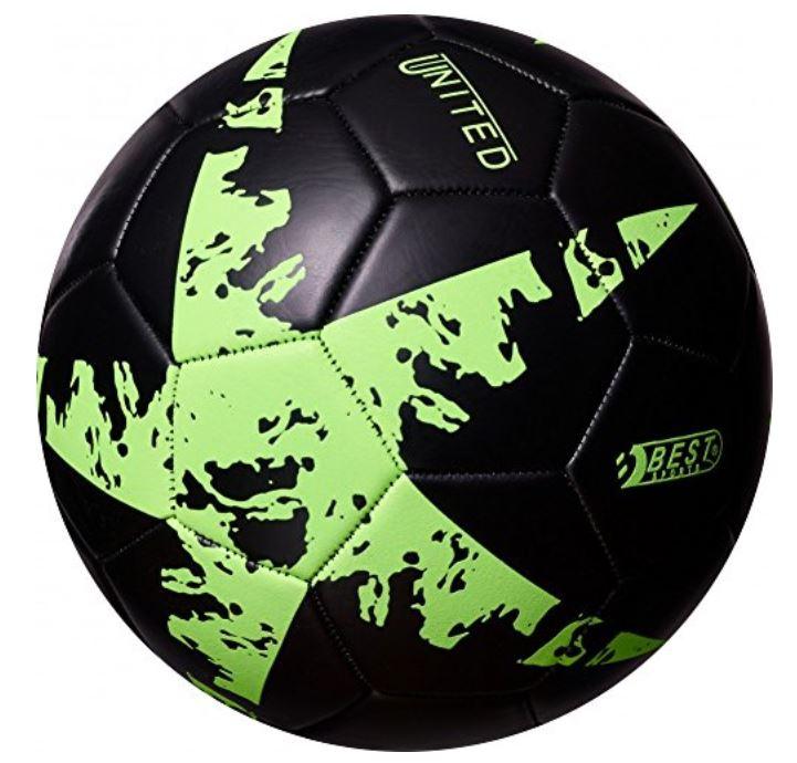 Best - Fußball Glow In The Dark Stern grün, Größe 5
