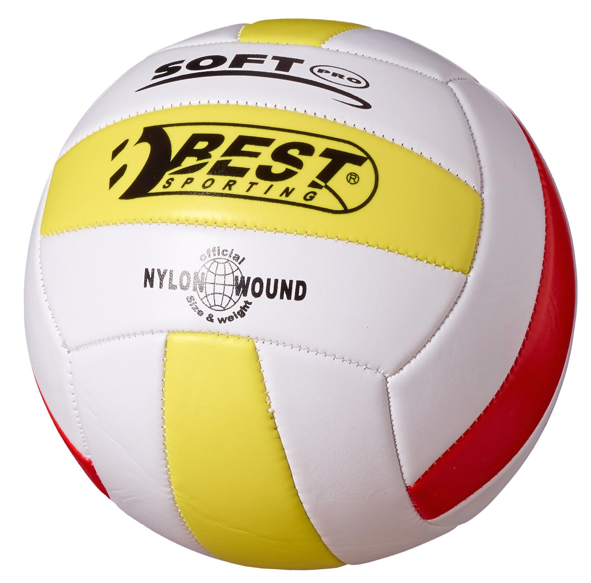Best - Volleyball weiß/gelb/rot 10130