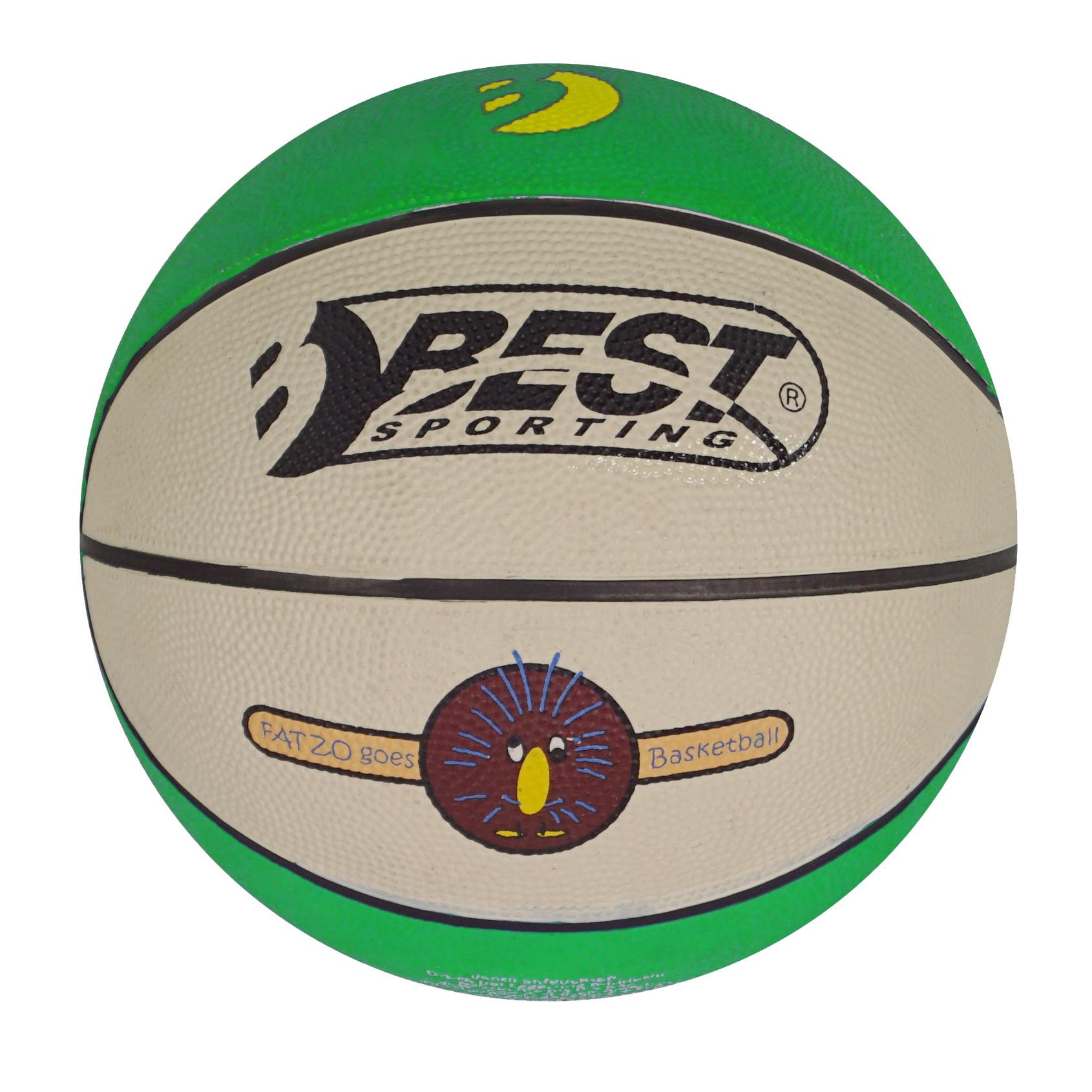 Best - Mini-Basketball (Größe: 3) 10147 Grün/Cremefarbend