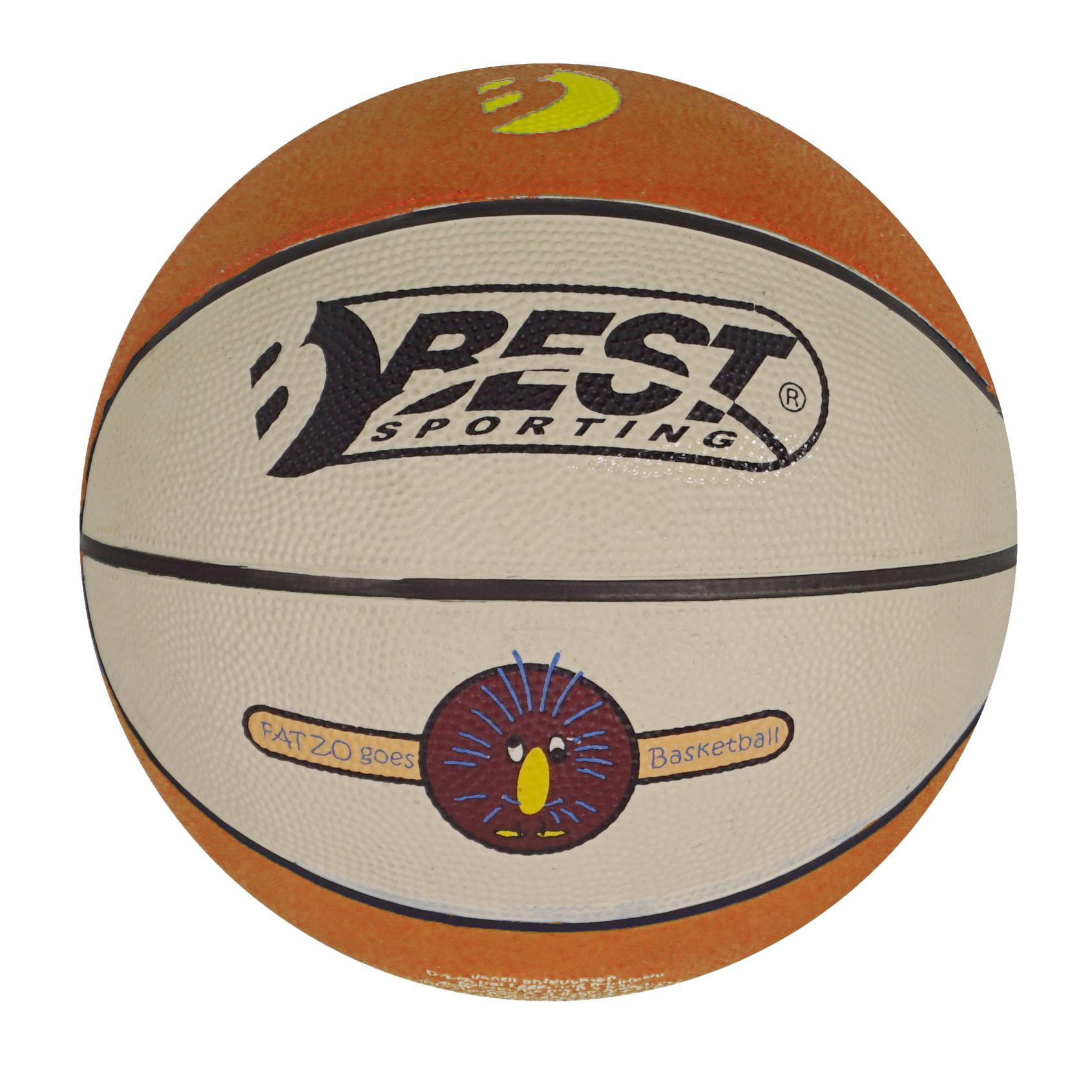 Best - Mini-Basketball (Größe: 3) 10148 Dunkelbraun/Cremefarbend