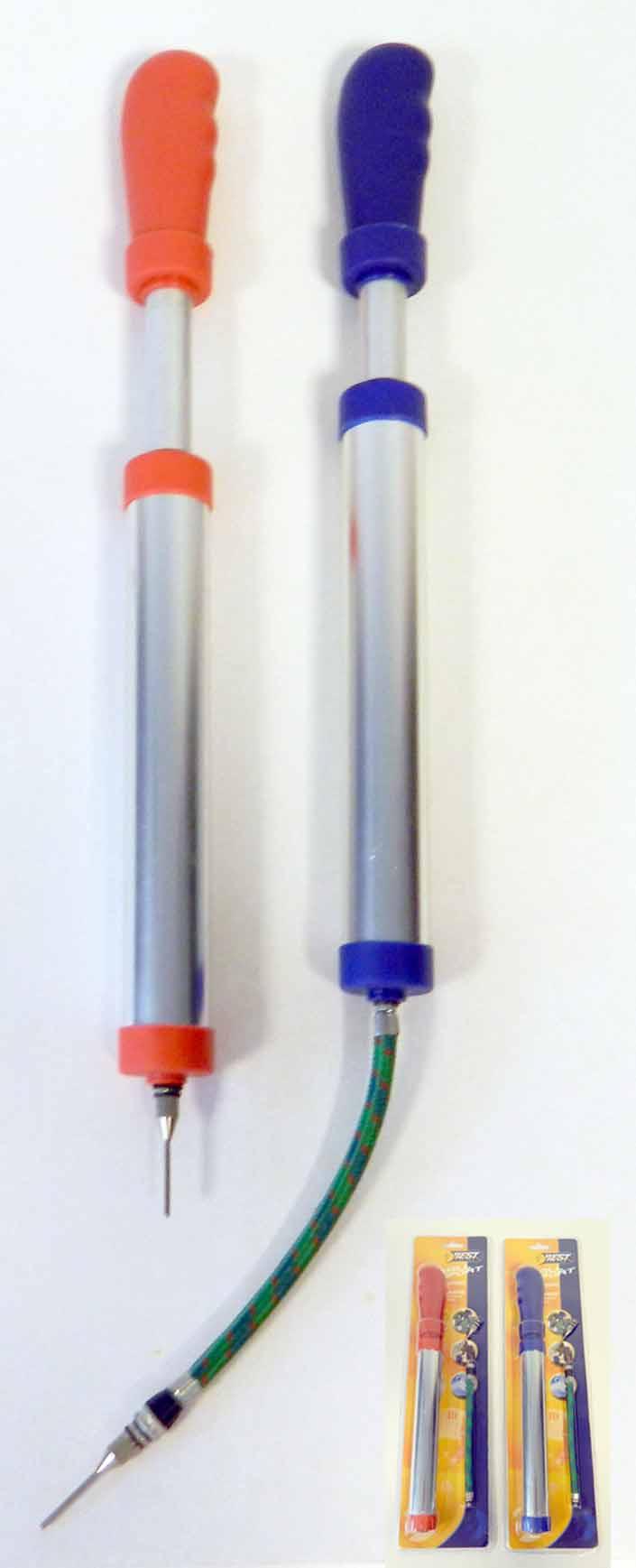 Best - Ballpumpe, Aluminium, 3 x 33cm, z. B. für Fußball
