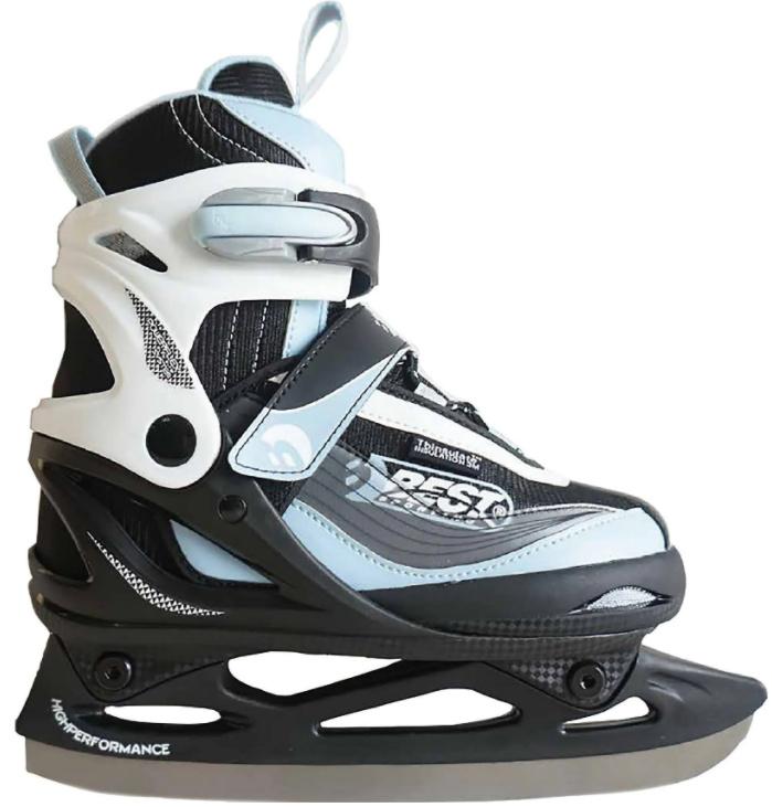 Best - Schlittschuhe schwarz/blau Gr. 30-33
