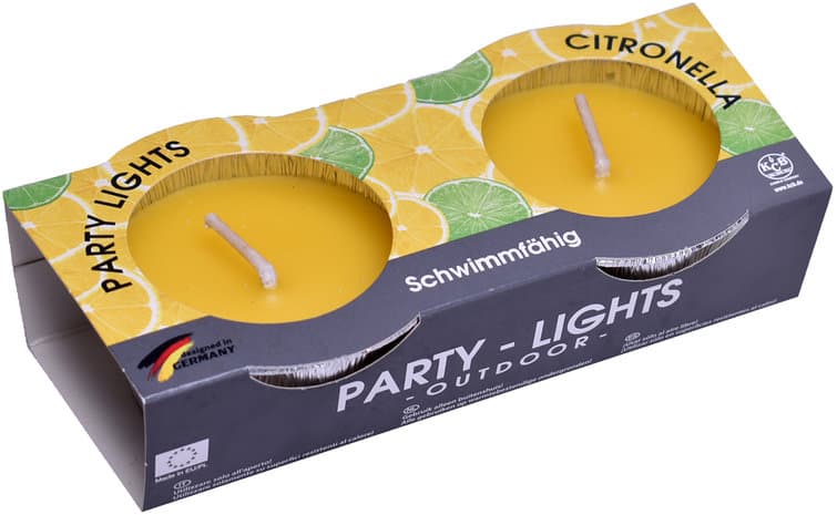 KCB Citronella Party Lichter Ø8cm 2er Pack