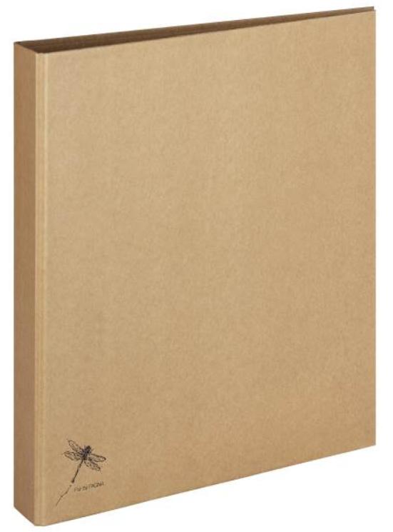 PAGNA Ringbuch A4 Pur 2-Ring-Mechanik 35mm natur
