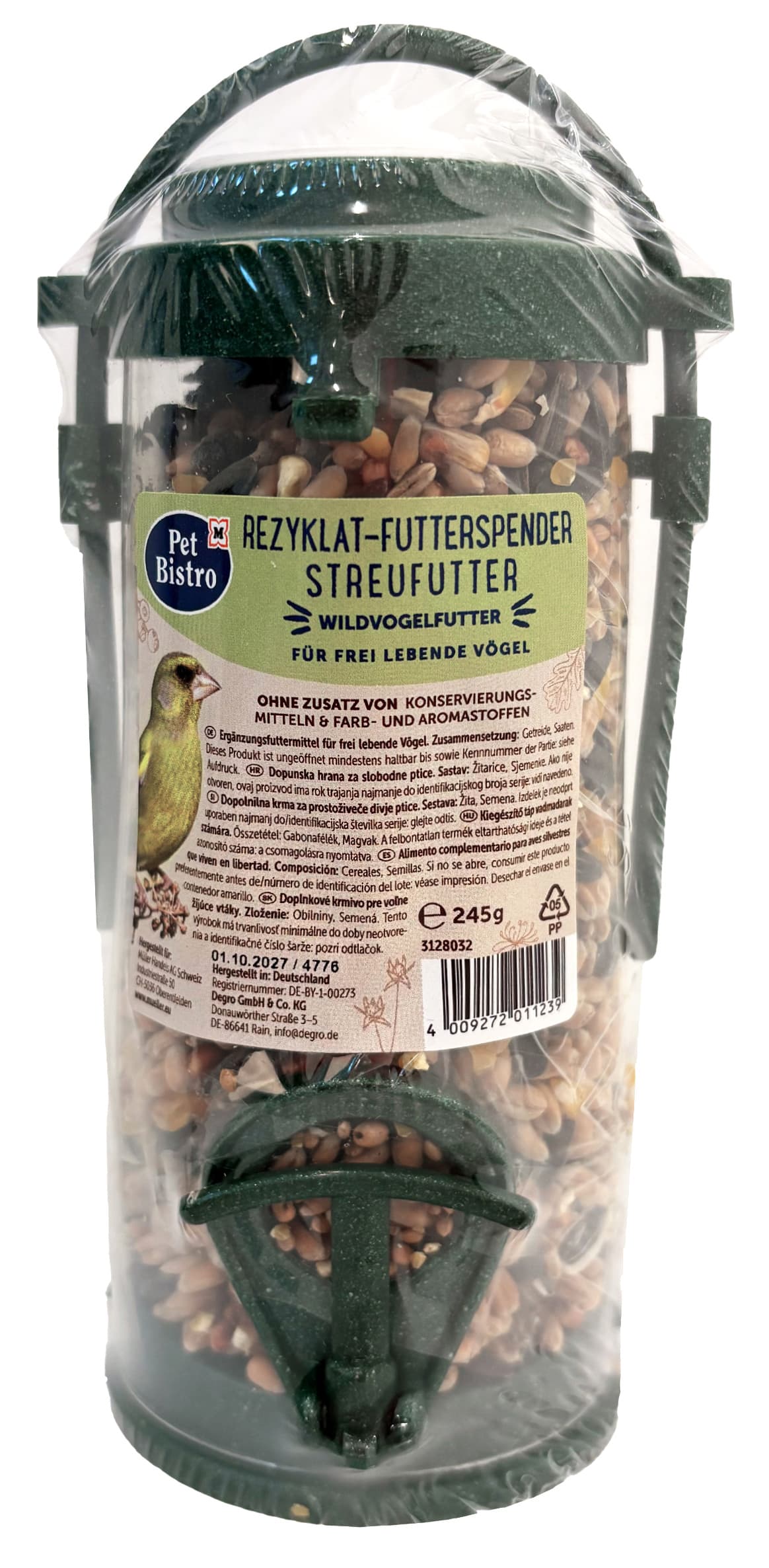 Pet Bistro Vogelspender Streufutter