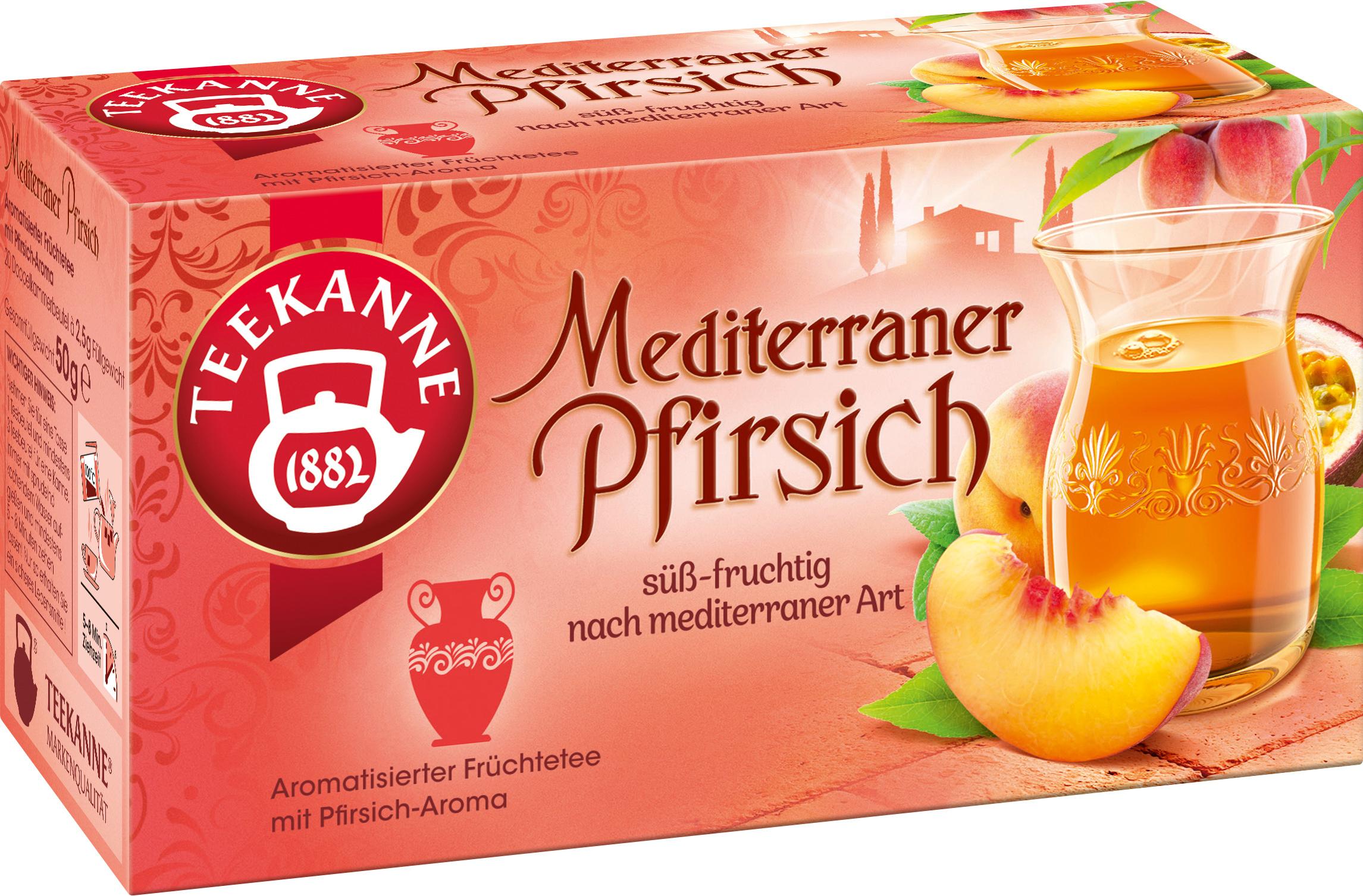 Produktbild TEEKANNE Mediterraner Pfirsich 20er 2 von 2
