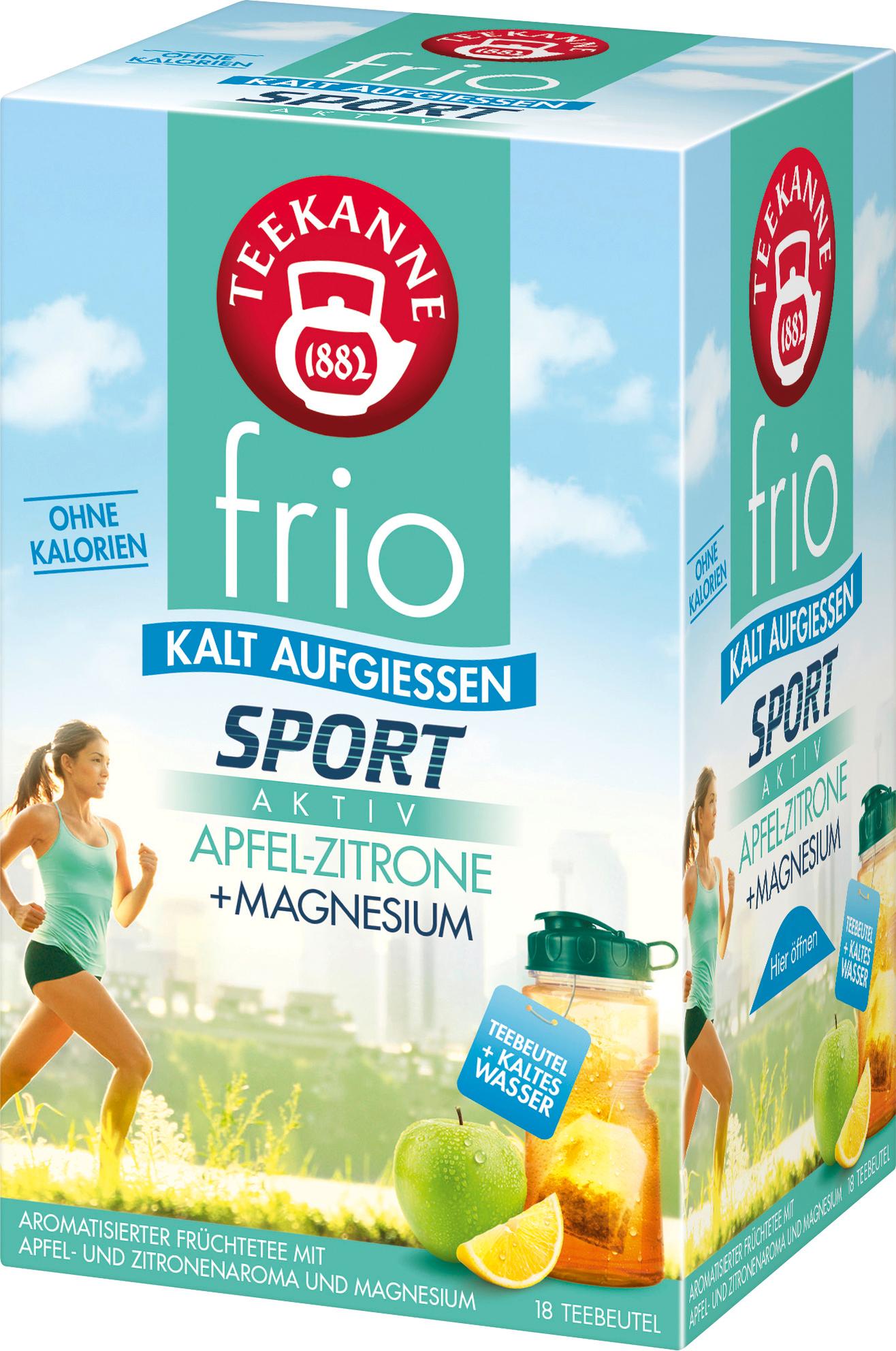 Produktbild TEEKANNE frio Sport Apfel-Zitrone + Magnesium 2 von 2