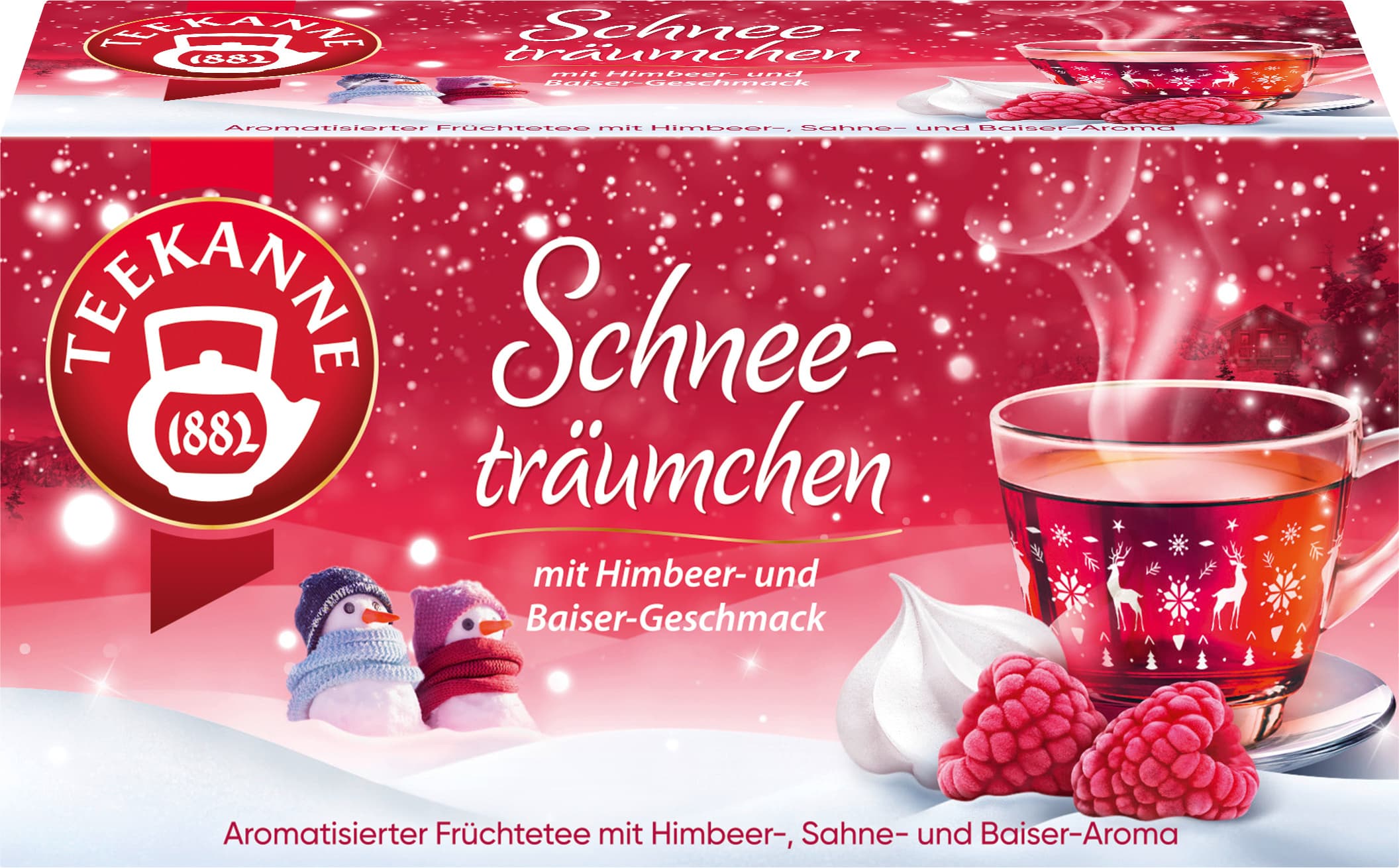TEEKANNE Schneeträumchen Himbeere/Baiser