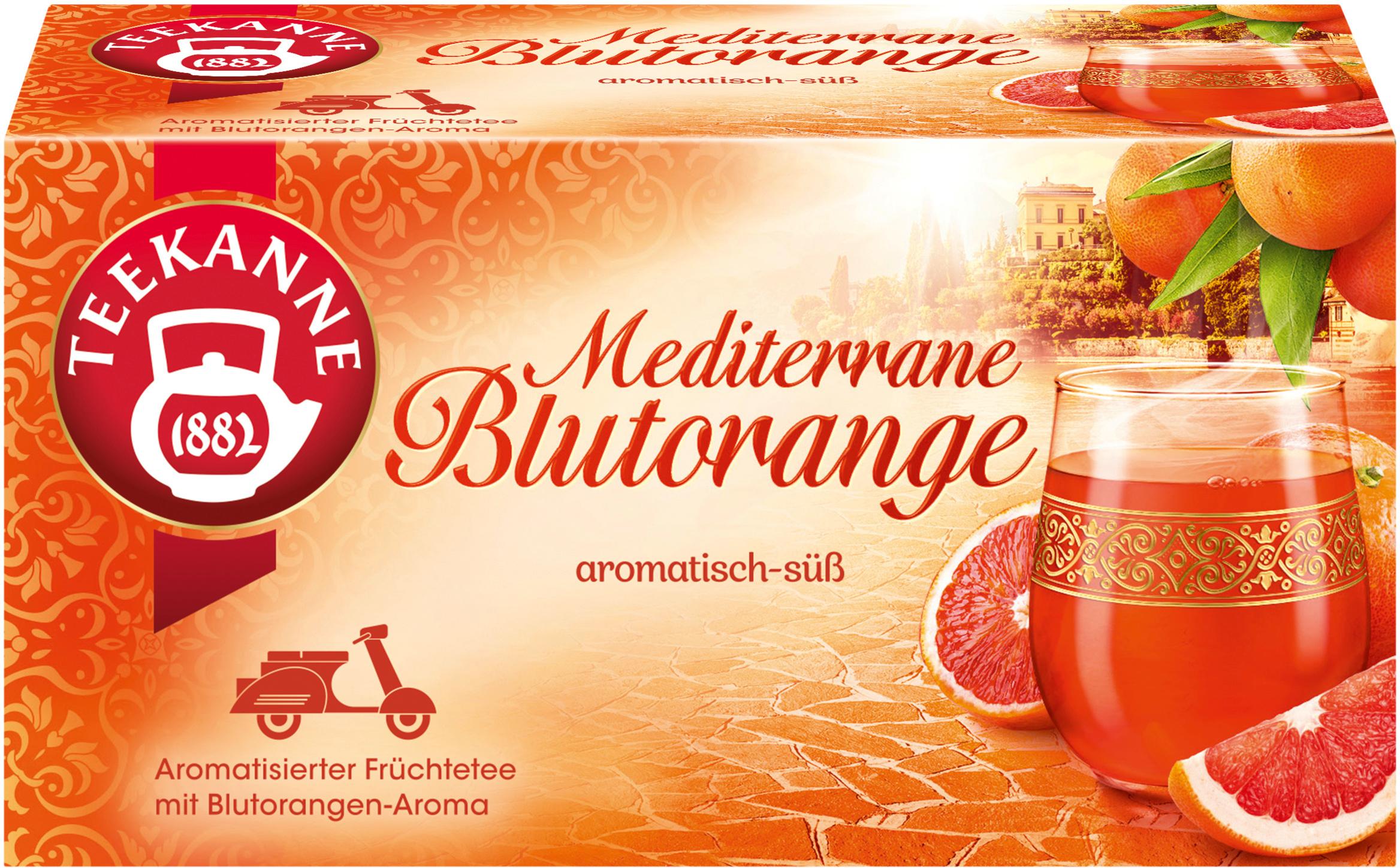 Teekanne Früchtetee Sizilianische Blutorange