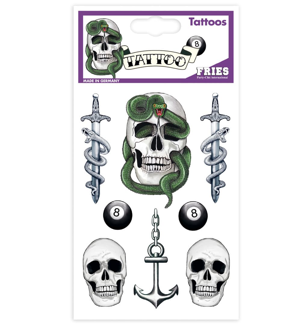 Produktbild FRIES 31568 - TATTOOS BLACK CLASS, 1 Stück, sortiert 3 von 4