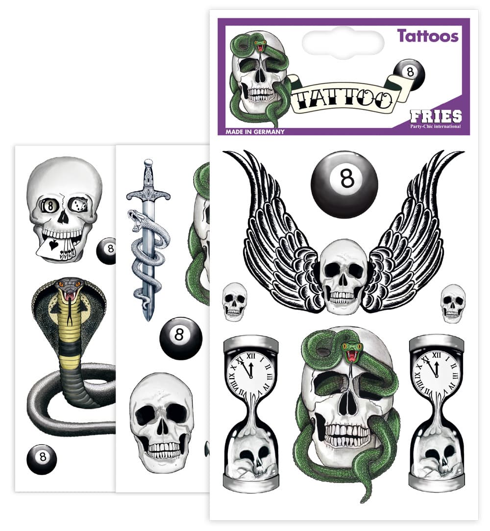 FRIES 31568 - TATTOOS BLACK CLASS, 1 Stück, sortiert