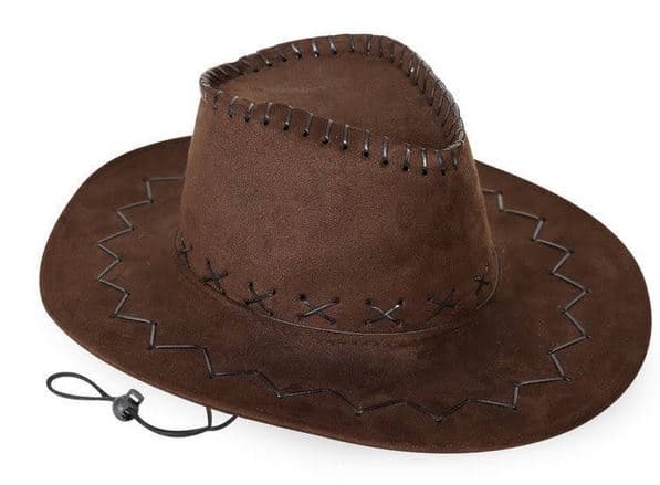 Fries - 38939 Cowboyhut Wildlederoptik braun, Gr. 58 cm
