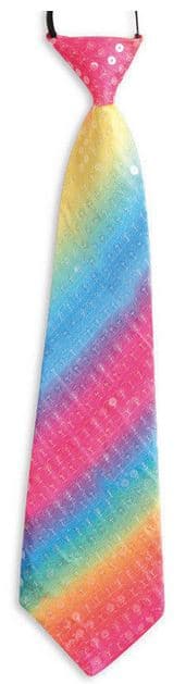 Fries - 56705 Krawatte Pailletten Rainbow