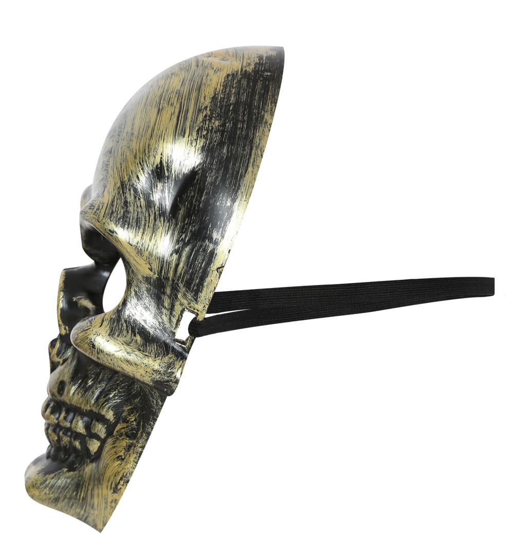 Produktbild Fries - Schädelmaske schwarz-gold 2 von 3
