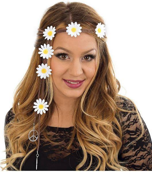 Fries - 64556 Hippie-Haarband mit Blumen