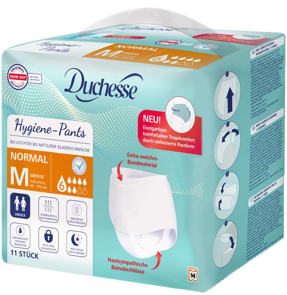 Duchesse Hygiene-Pants Normal Größe M, 11 Stück