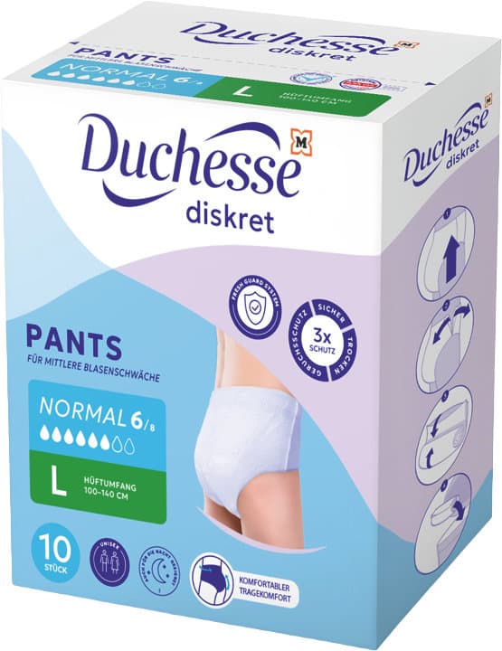 Duchesse diskret Pants Normal Größe L