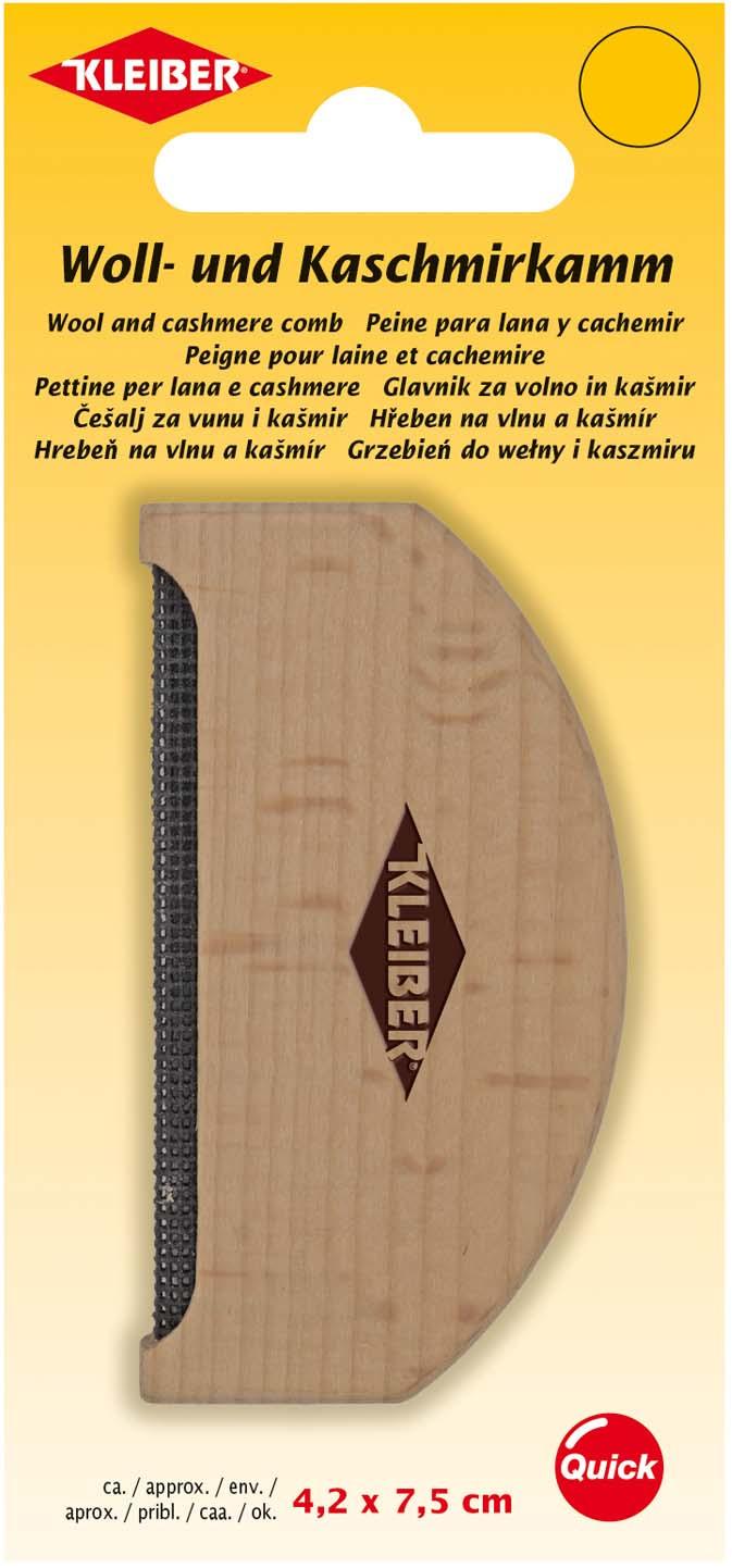 Kleiber Woll-&Kaschmirkamm Holz