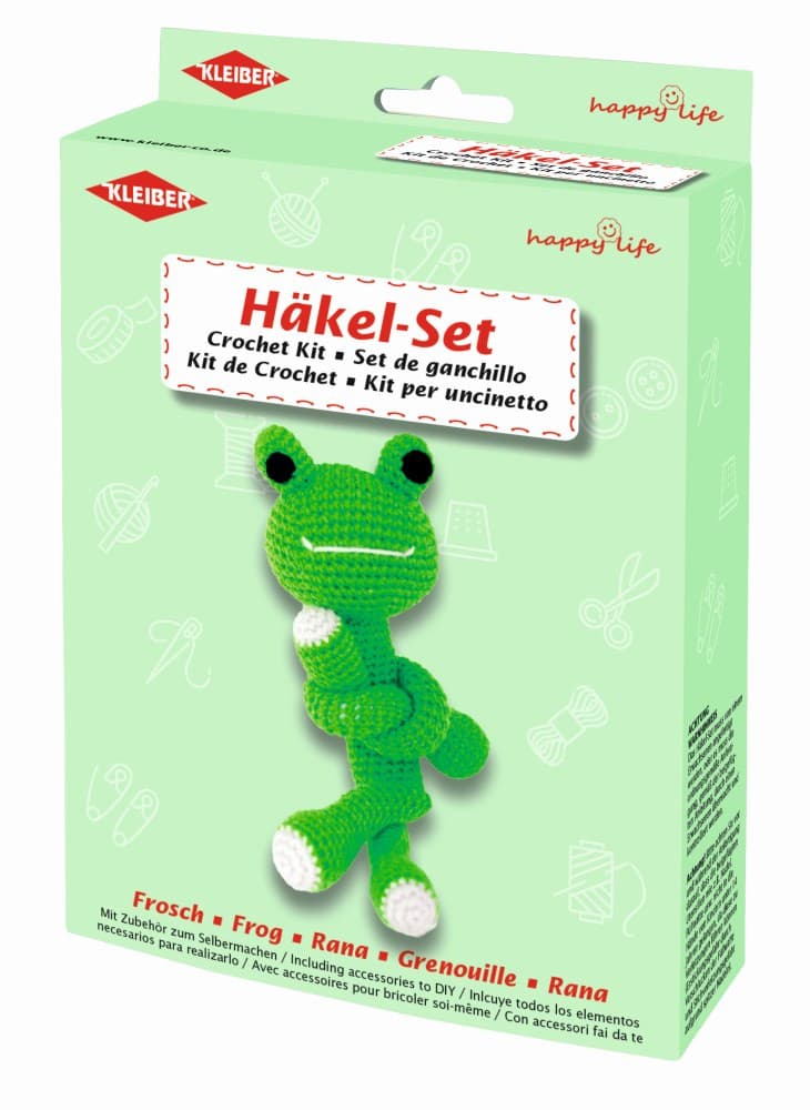 Produktbild Kleiber Häkeltier Bastelset Frosch 2 von 2