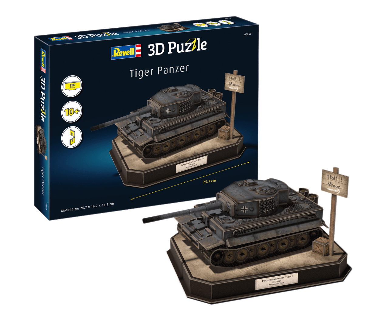 Revell 00252 Tiger I Panzer 3D Puzzle