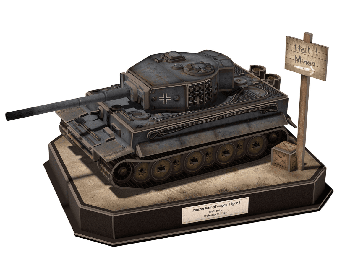 Produktbild Revell 00252 Tiger I Panzer 3D Puzzle 5 von 5