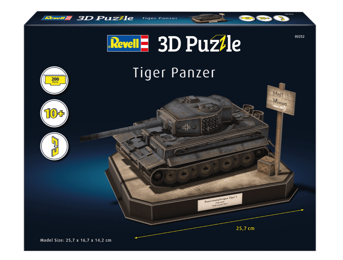 Produktbild Revell 00252 Tiger I Panzer 3D Puzzle 3 von 5