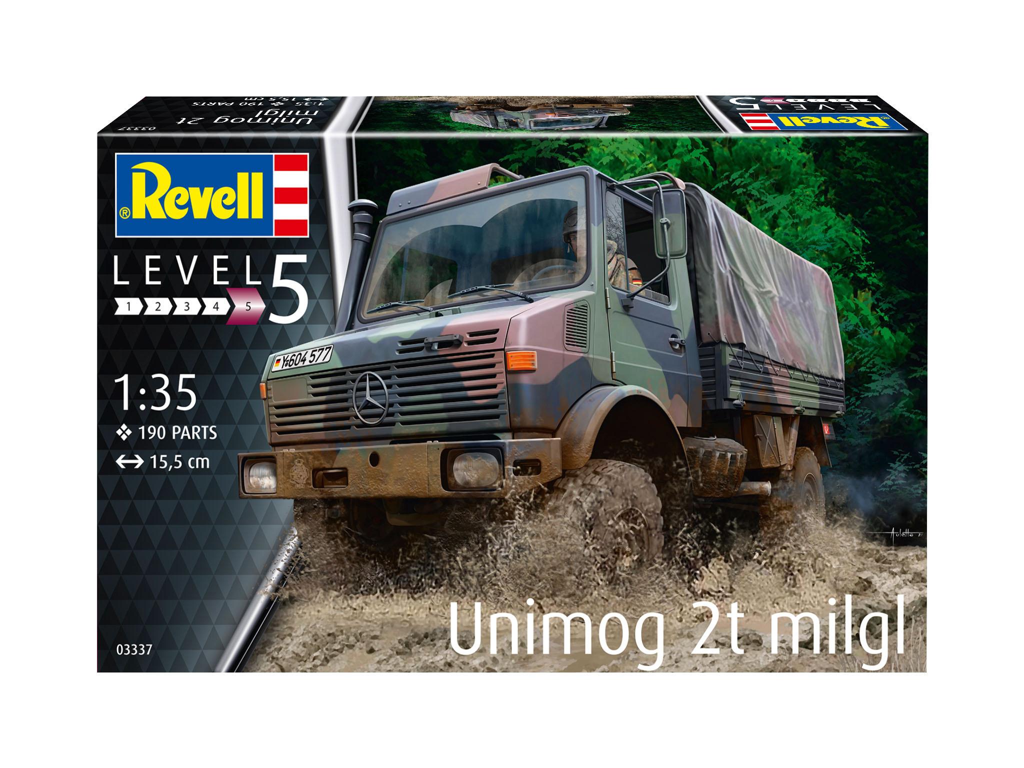 Produktbild Revell 03337 - Unimog 2T milgl 6 von 6
