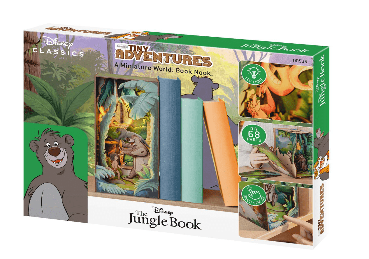 Produktbild Revell 00535 Book Nook Tiny Adventures - Disney "Das Dschungelbuch" 8 von 11