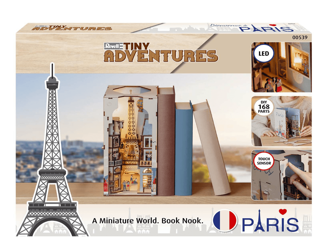 Produktbild Revell 00539 Book Nook Tiny Adventures Paris  6 von 12